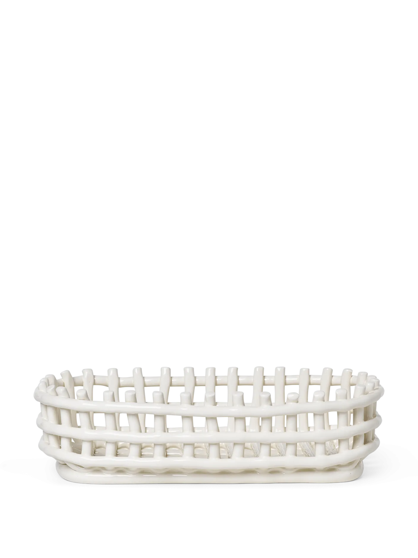 Ceramic Basket - Oval