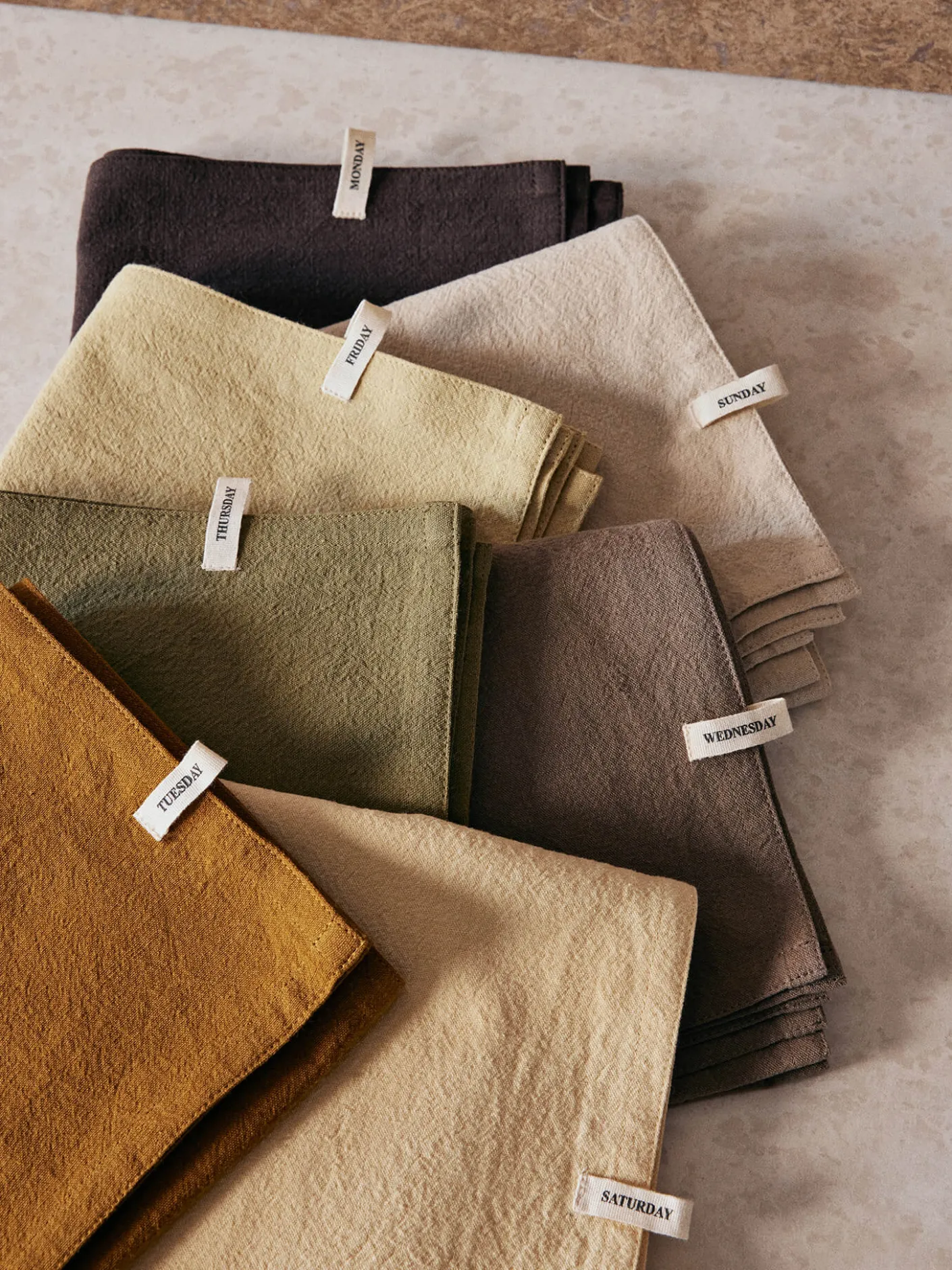 Day Tea Towel - Set of 7