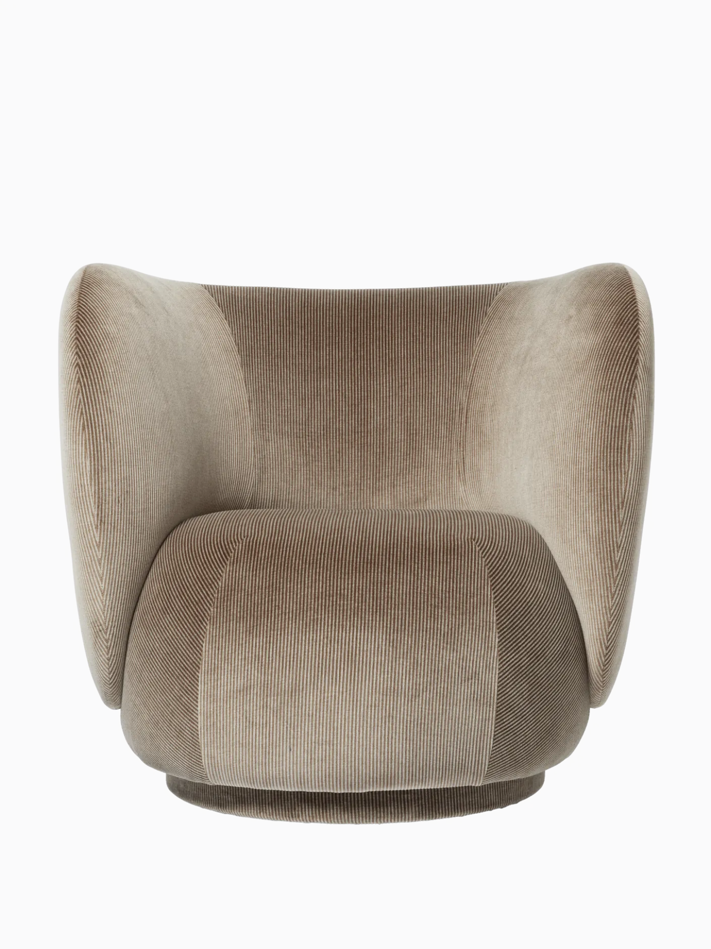 Rico Lounge Chair - Swivel - Devoré Velvet