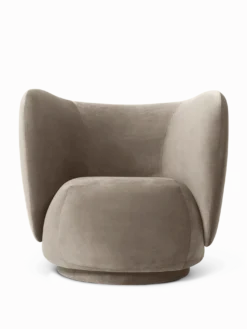Rico Lounge Chair - Swivel - Rich Velvet