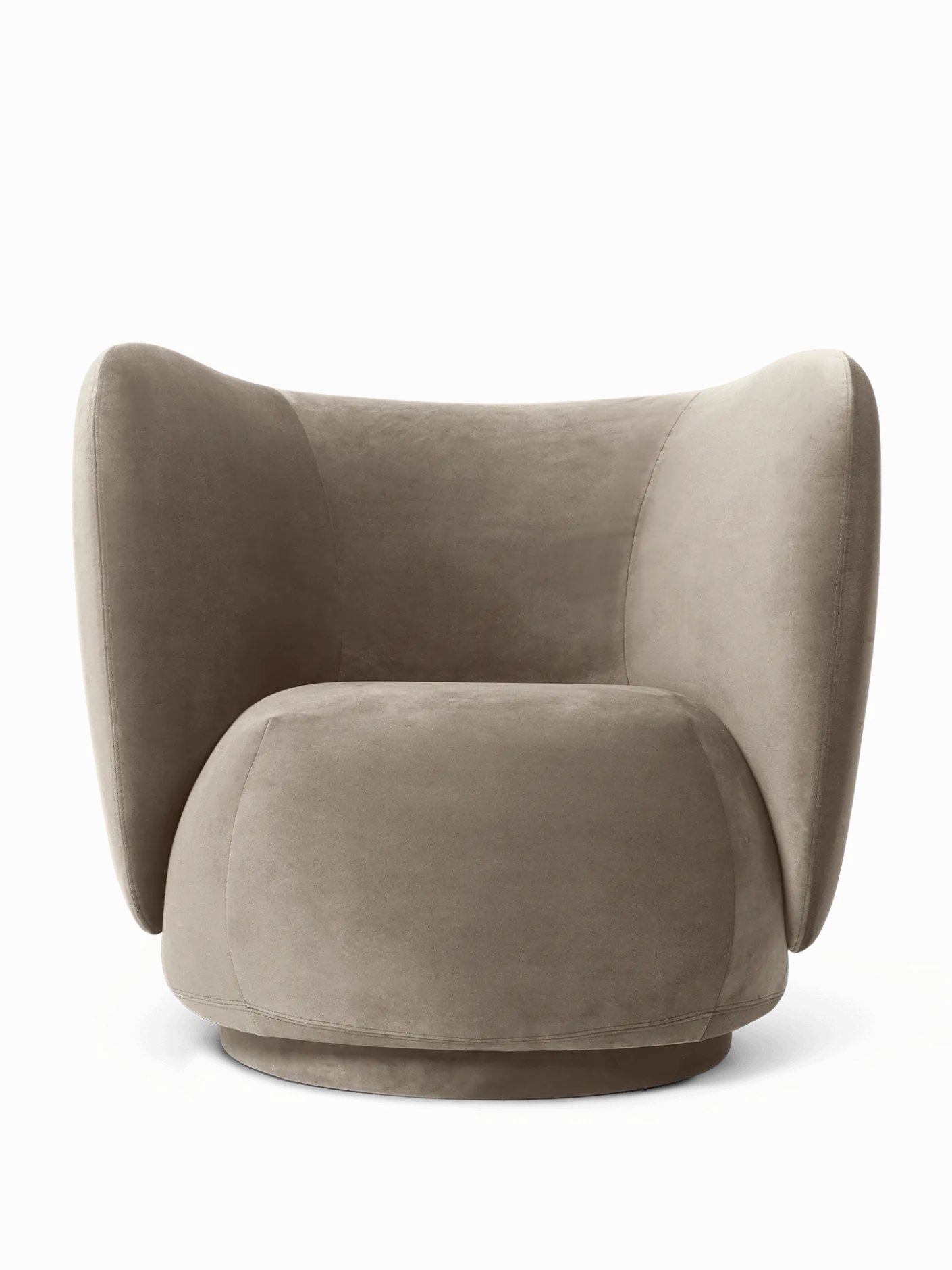 Rico Lounge Chair - Swivel - Rich Velvet