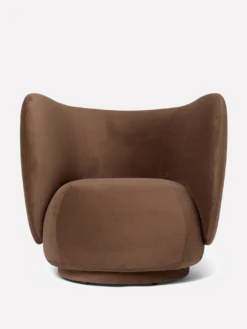 Rico Lounge Chair - Swivel - Rich Velvet